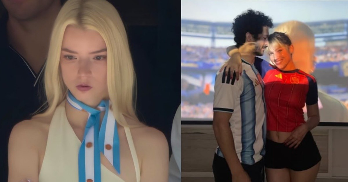 La otra final del Mundial: la desazón de Anya Taylor-Joy y las amorosas fotos de Úrsula Corberó y el Chino Darín