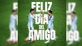 La AFA también celebra el Día del Amigo (X/@argentina)