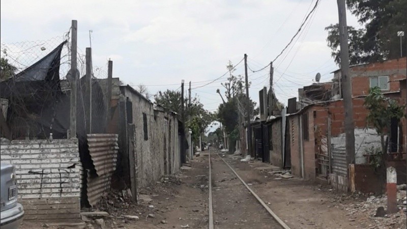 Villa Pororó, lindera a Banana, en el oeste de Rosario. (Rosario3).