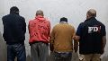 Los tres detenidos de 46, 54 y 63 años (GSF).