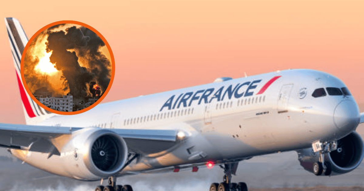 Air France suspendió vuelos a Medio Oriente y extendió las cancelaciones por la tensión en la región