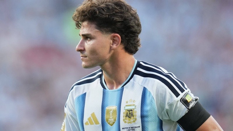 Julián Álvarez agradeció a quienes apoyaron a la Selección durante el Mundial.