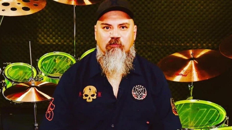 El baterista Claudio Pato Strunz (Facebook).