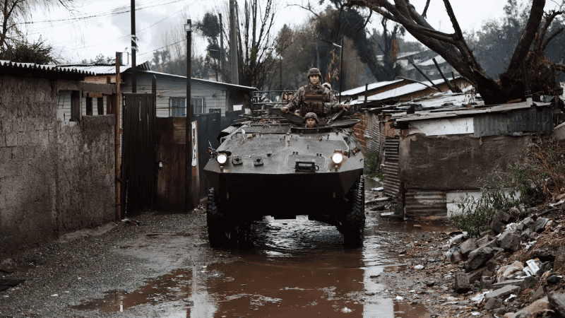 El estado de catástrofe autoriza al despliegue del ejército.
