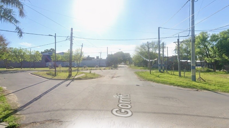 La cuadra donde tuvo lugar el robo.