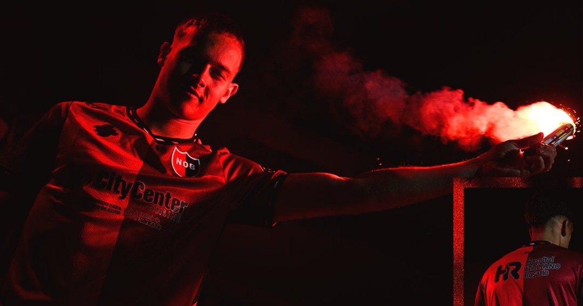 "El fuego que llevamos adentro": Newells lanzó nueva camiseta con una llamativa combinación