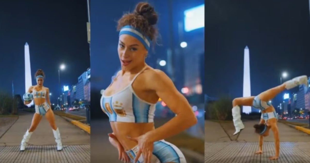 Fiorella Giménez, ex de Cachete Sierra, respondió a las críticas que recibió por bailar en el piso del Obelisco: "Fu