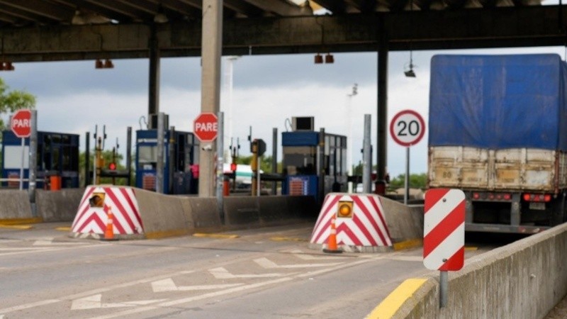 El puesto de peaje sobre la ruta 174 (Rosario3).