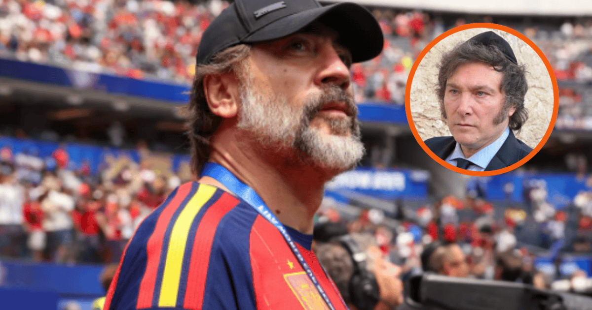 Javier Bardem apuntó contra Milei y vinculó su apoyo a Israel con el clima alrededor de la final entre Argentina y Esp