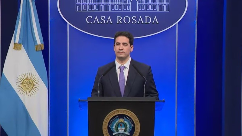 El vocero ofreció su cuarta conferencia este martes (NA).