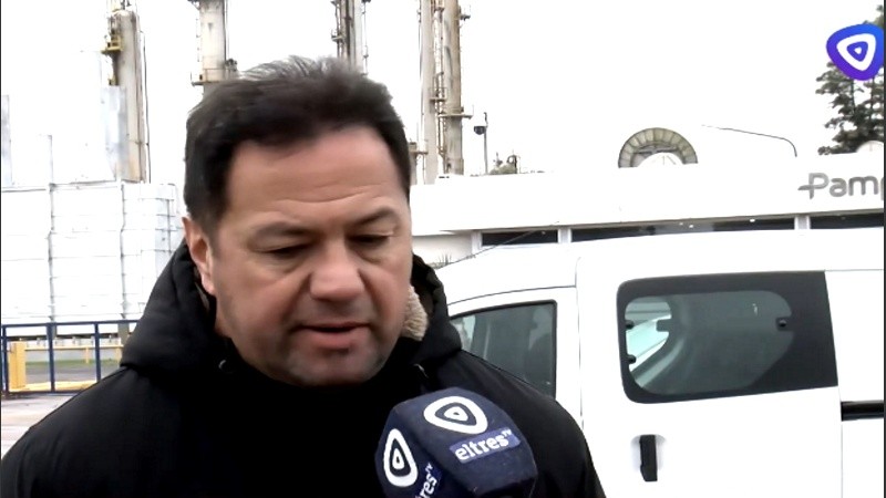 El secretario general del Sindicato de Obreros y Empleados Petroquímicos Unidos (Soepu), Mauricio Brizuela.