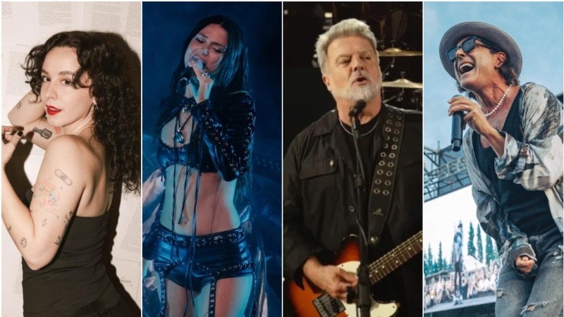 Mery Granados, Olivia Wald, Los Pericos y Coti.