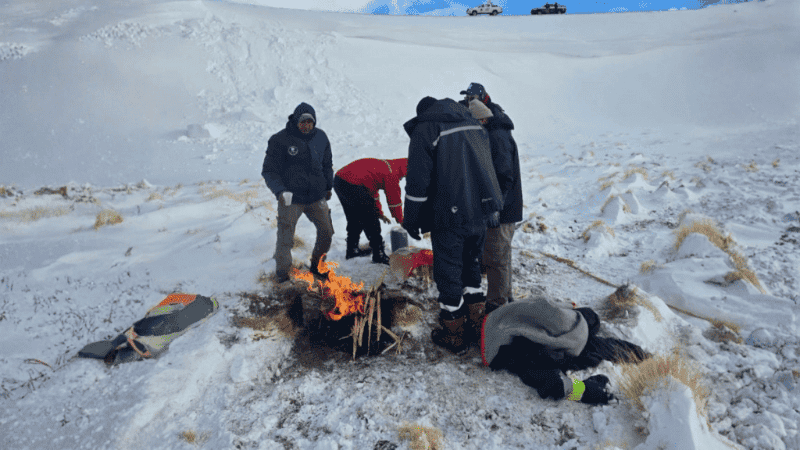 Los cuatro mineros fueron rescatados este miércoles en la mañana.&nbsp;