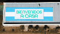Bienvenidos a casa, desde el cielo, en el campo.