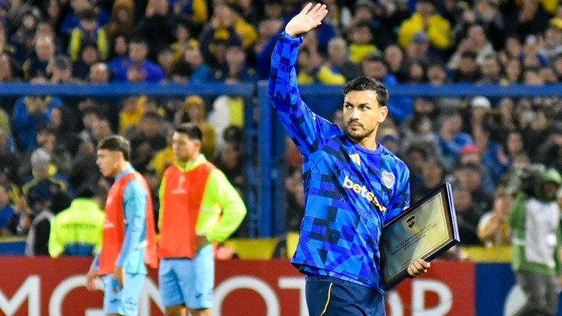 Leandro Paredes en la Bombonera. FotoBaires