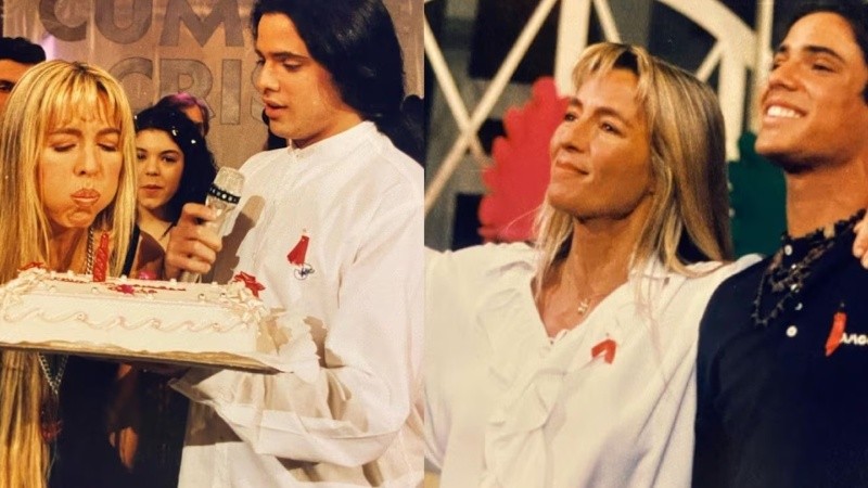 La conductora reveló que el actor no era quien cantaba