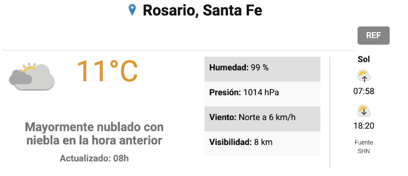 &nbsp;Así amaneció la ciudad.