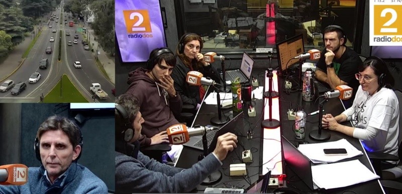 &nbsp;El fiscal Ocariz en el piso de Radio 2.