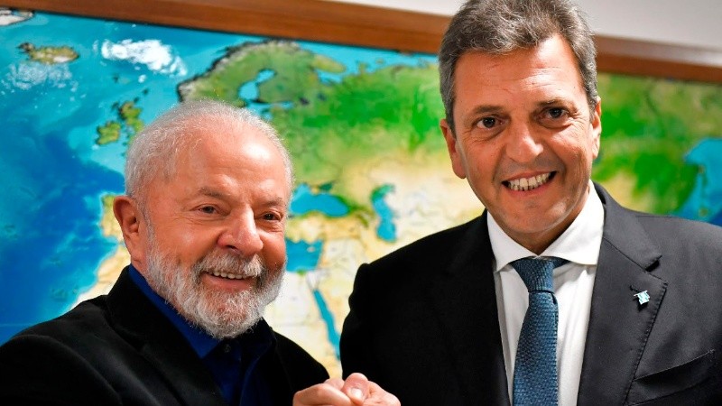 Lula Da Silva y Sergio Massa.
