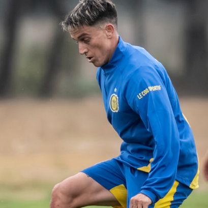 Franco Cervi durante una de las prácticas de la última semana.