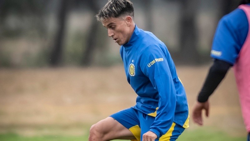 Franco Cervi durante una de las prácticas de la última semana.