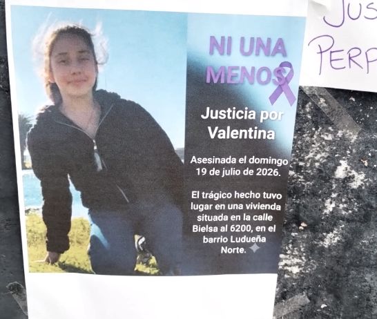 La familia se movilizó hoy al Centro de Justicia Penal de Rosario.
