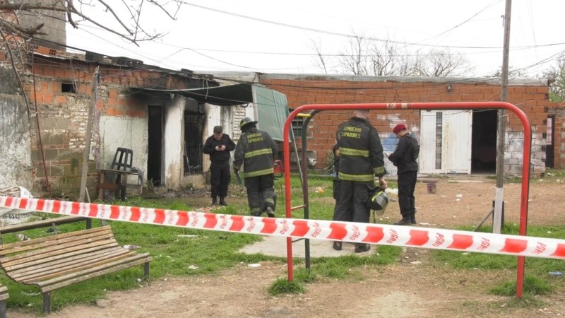 Al arribo de los bomberos, nada había por hacer. (foto: El Litoral)