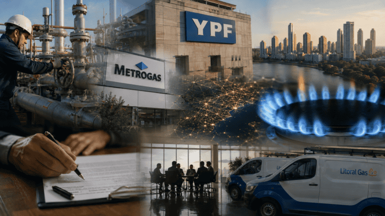 Techint puja por Metrogas vía Litoral Gas, la distribuidora que le da el gas a Rosario y Santa Fe