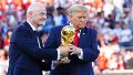 Infantino y Trump en plena celebración de la final del Mundial.