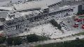 Vista del edificio del centro comercial Aeon Mall Kumamoto, gravemente dañado tras el terremoto que sacudió Kashima.