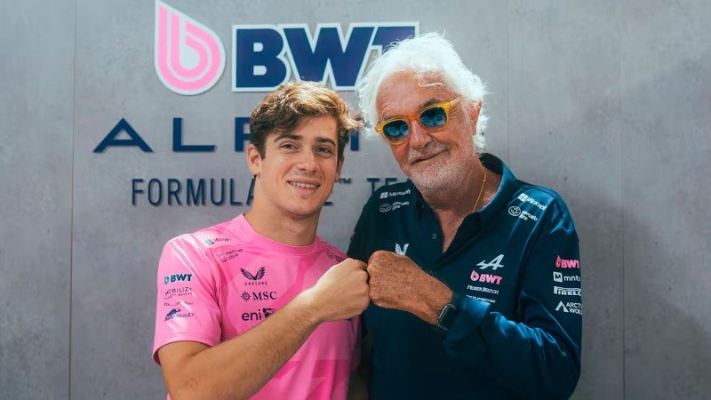 Briatore apoyó a Colapinto y resumió la primera parte del año.