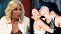 La conductora Yanina Latorre y la pareja de La Joaqui y Luck Ra, en tiempos felices.