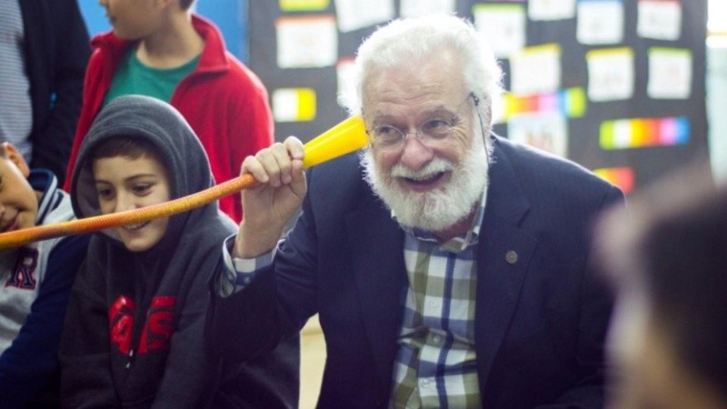 El pedagogo italiano Francesco Tonucci (Municipalidad de Rosario).