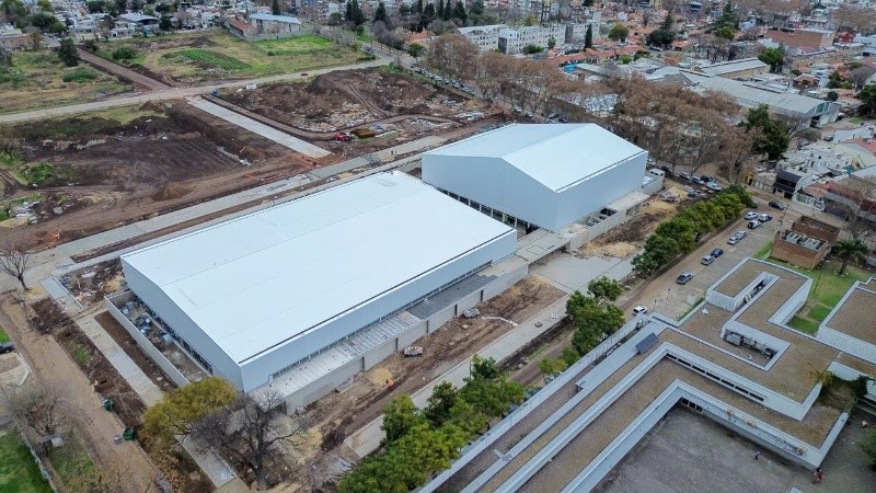 El complejo está en su etapa final. (Gobierno de Santa Fe)