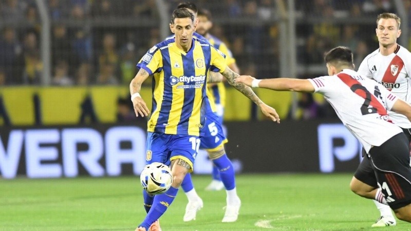Di María vuelve a visitar el Monumental (Fotobaires).