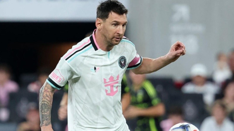 Lionel Messsi, en su regreso al Inter Miami (X/@brfootball)