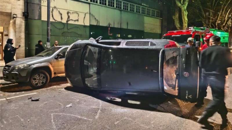 El impactante vuelco en las inmediaciones de Callo y Córdoba (UR II – Brigada Motorizada)
