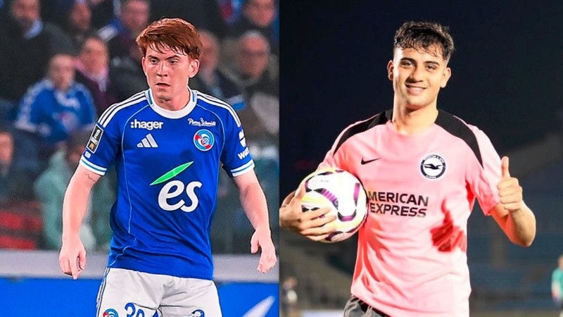 Barco (22) y Buonanotte (21), presente y futuro del fútbol argentino en Europa.