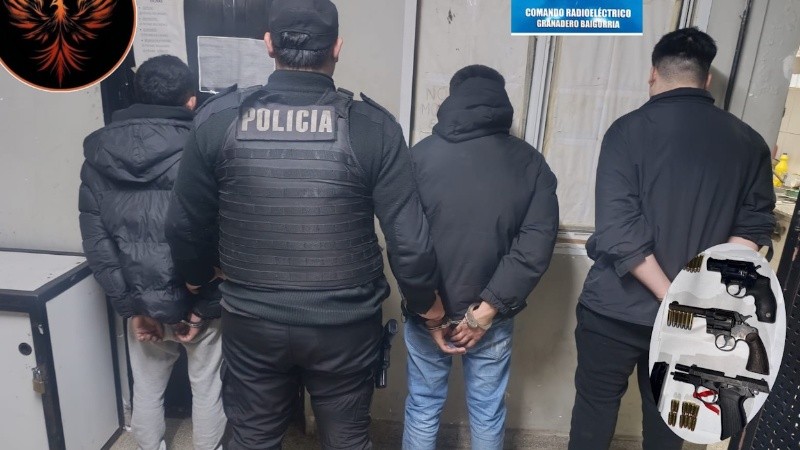 Los aprehendidos fueron llevados a la comisaría 24ª.