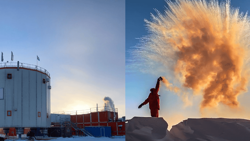 La temperatura más baja se registró el 18 de julio en la remota estación de Concordia, en plena meseta antártica.