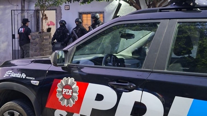 El operativo hizo pie en un conflicto sector de Tablada. Foto: PDI.