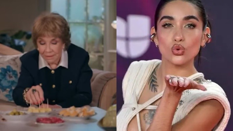 La cantante le dedicó un mensaje a la presentadora