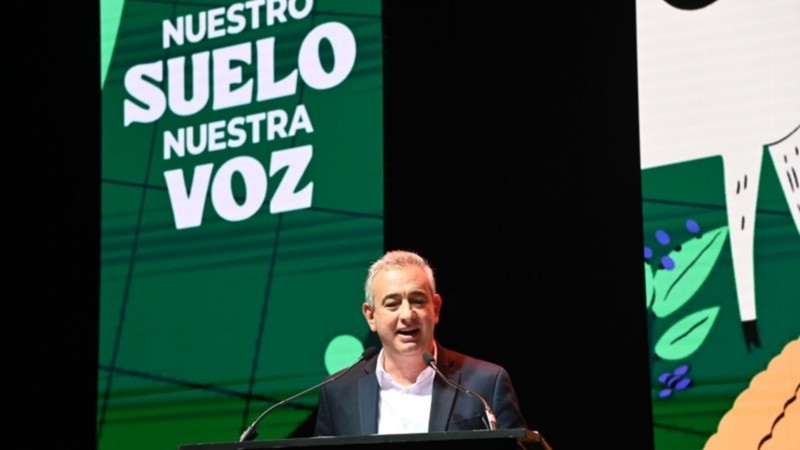 Javkin en la apertura de Aapresid.