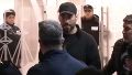 Moyano al momento de ser liberado (captura video).