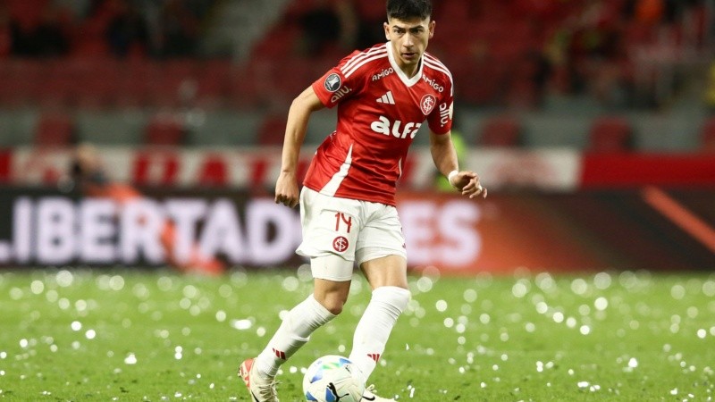 Rodríguez jugó 13 partidos este año en Inter de Porto Alegre.