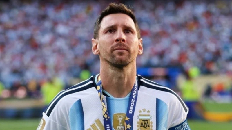 Lionel Messi  tras la derrota de la selección argentina en la final