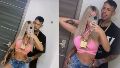 La joven fue novia de L-Gante
