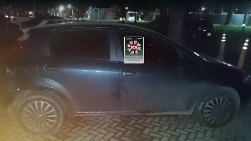 El Fiat Punto rastreado por el Lince.
