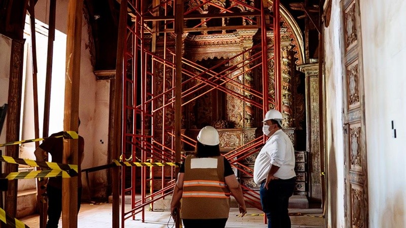 Parte de la zona en restauración. (Conicet)&nbsp;