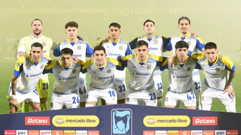 El equipo canalla que inició el partido ante El T